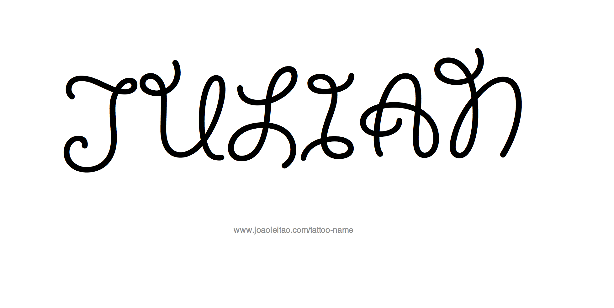 Tattoo Design Name Julian