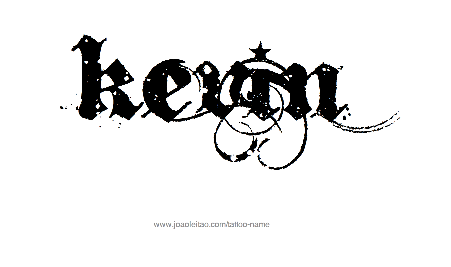 Tattoo Design Name Kevin