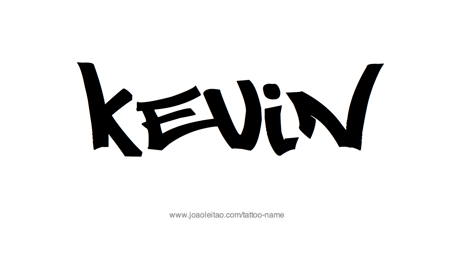 Tattoo Design Name Kevin