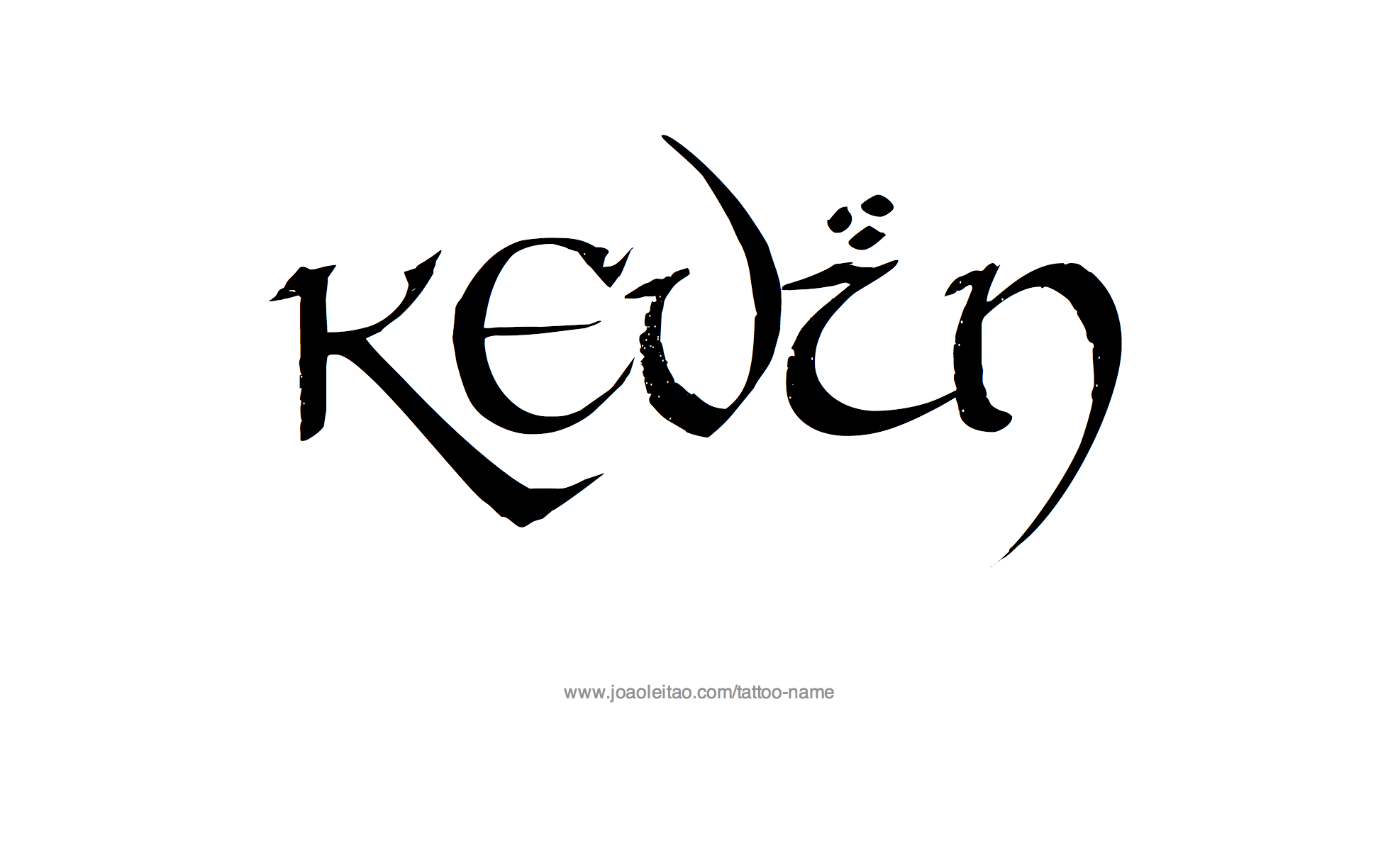 Tattoo Design Name Kevin