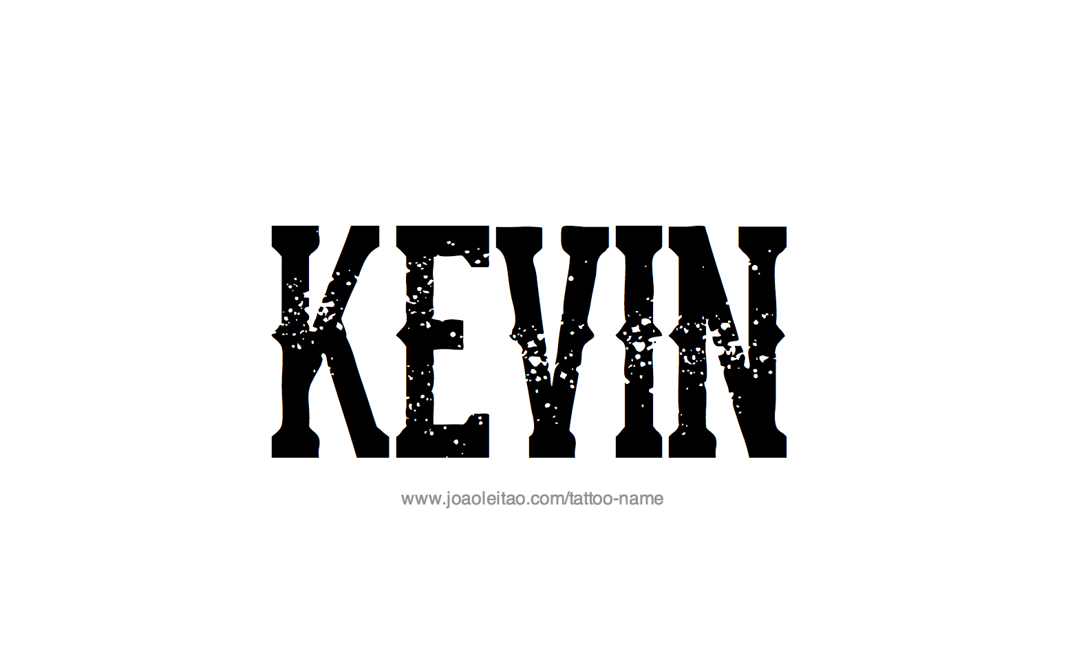 Tattoo Design Name Kevin