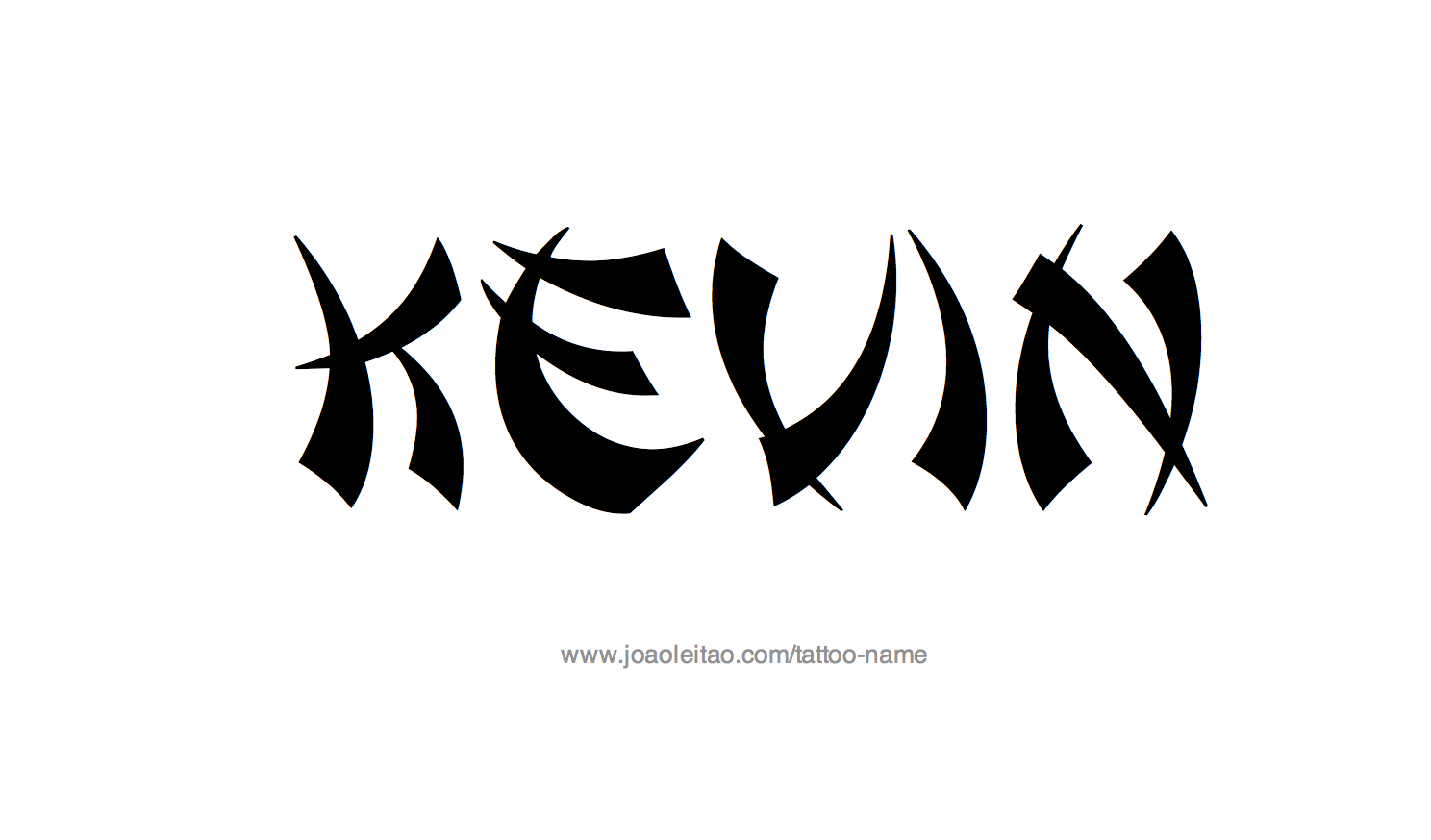 Tattoo Design Name Kevin