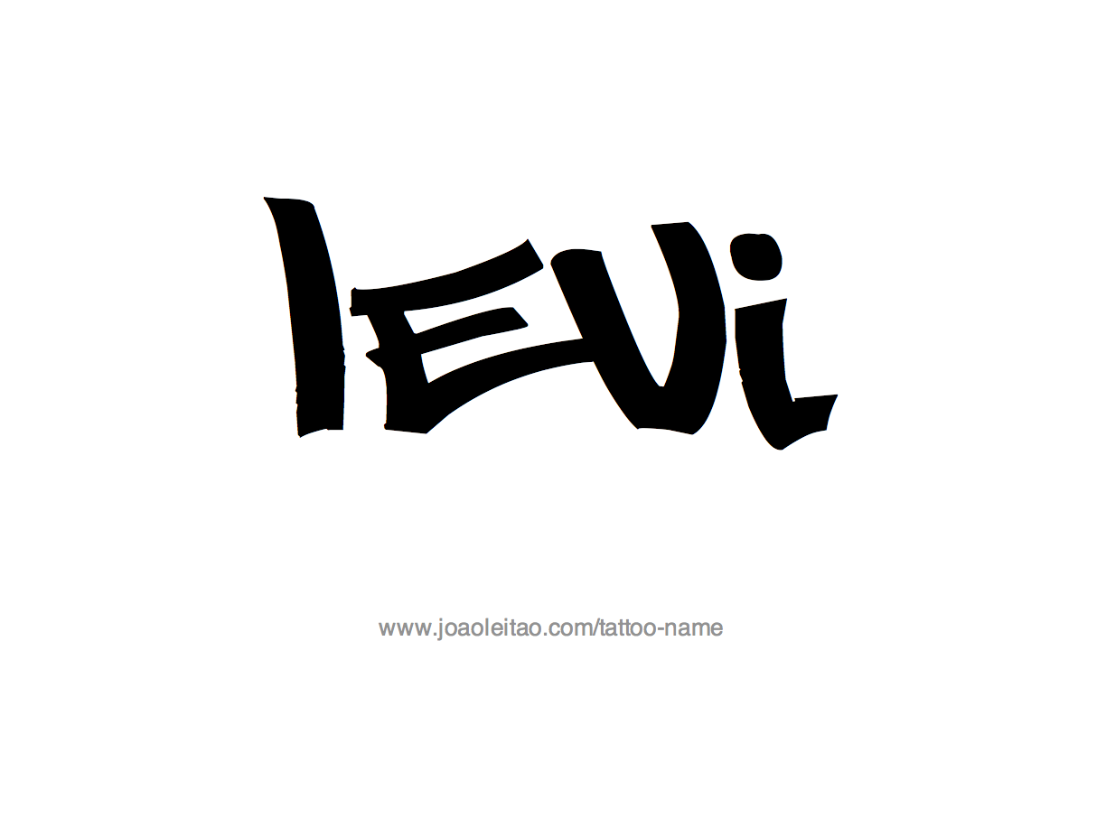 Tattoo Design Name Levi