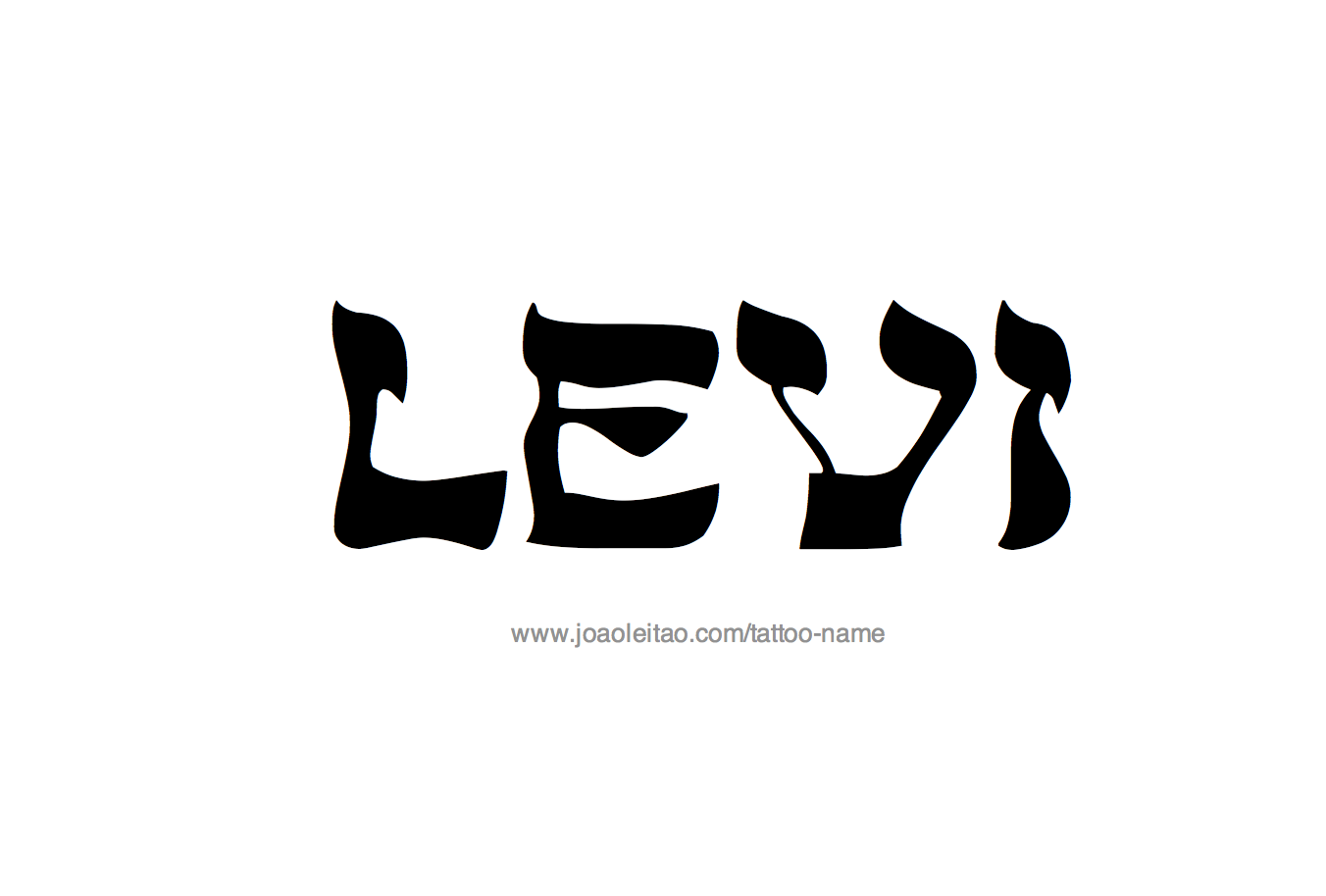 Tattoo Design Name Levi