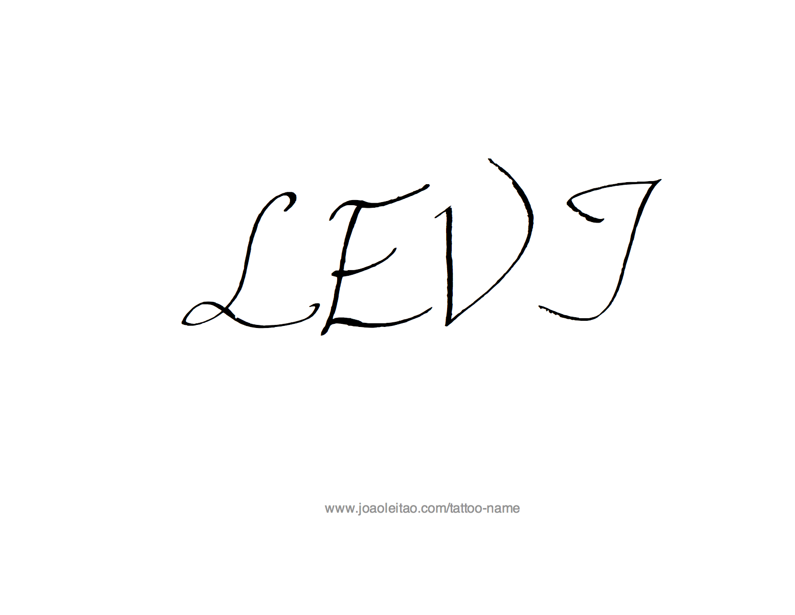 Tattoo Design Name Levi