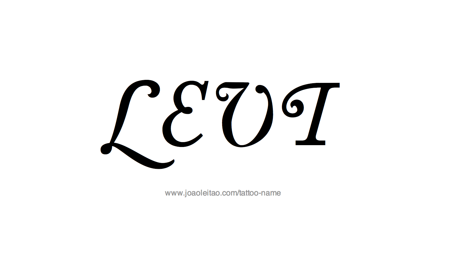 Tattoo Design Name Levi