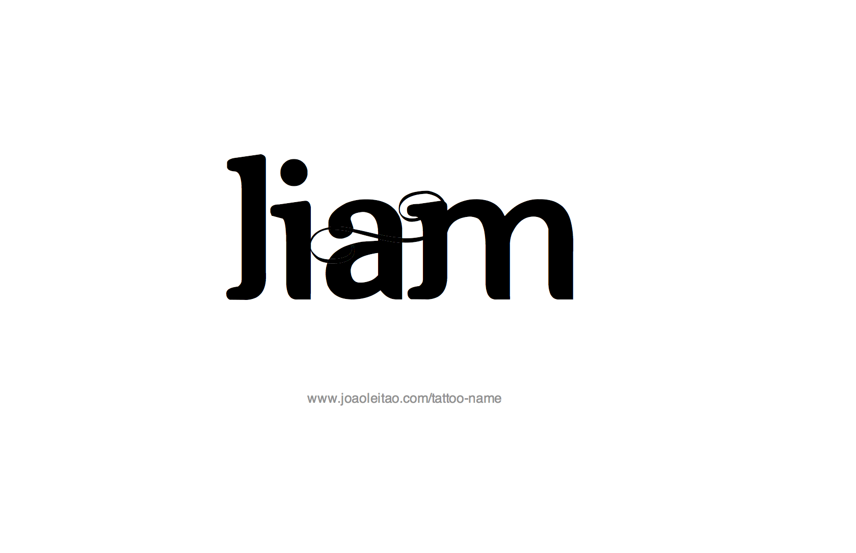 Tattoo Design Name Liam