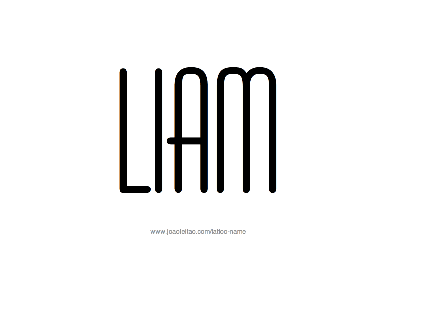 Tattoo Design Name Liam