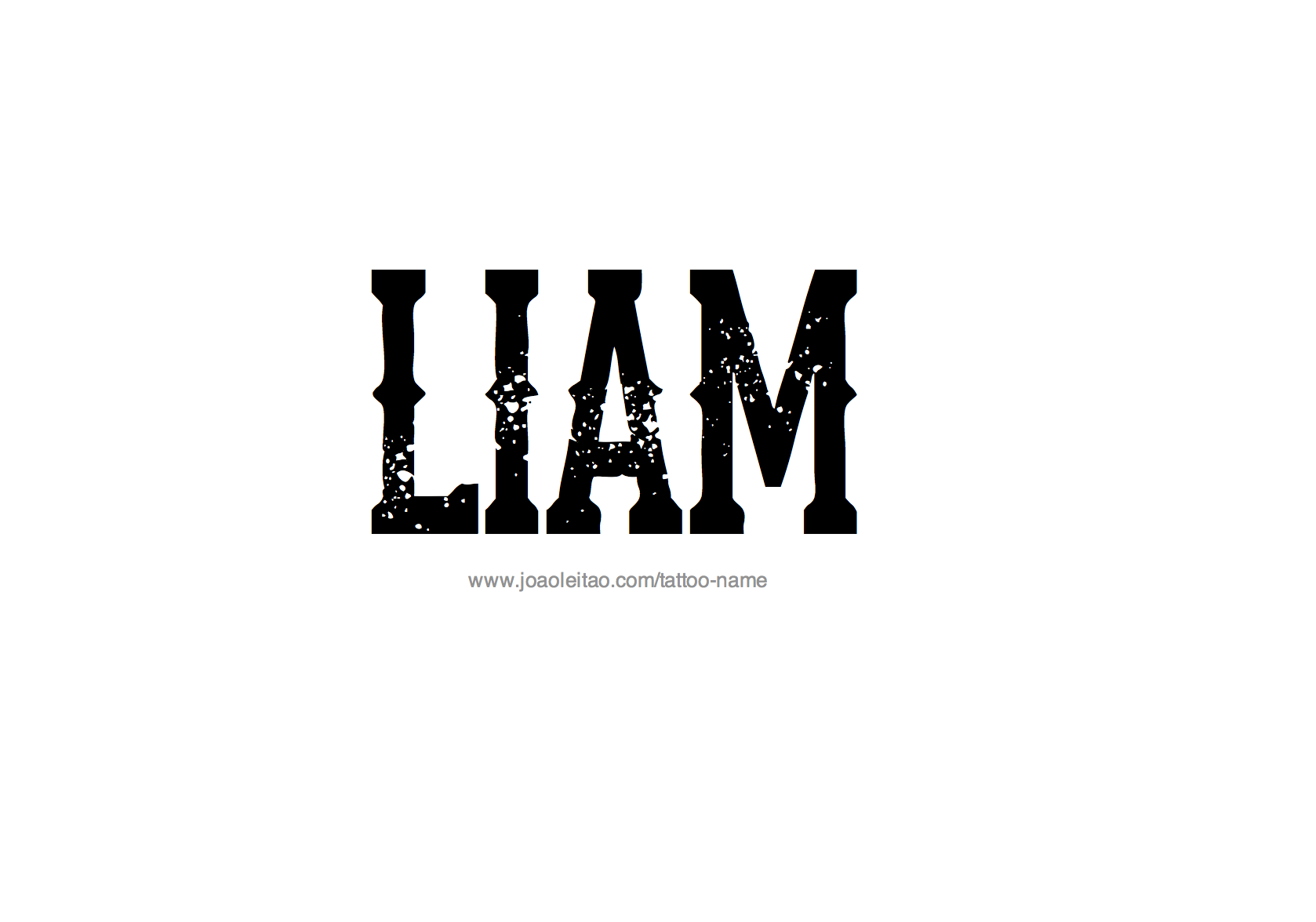 Tattoo Design Name Liam