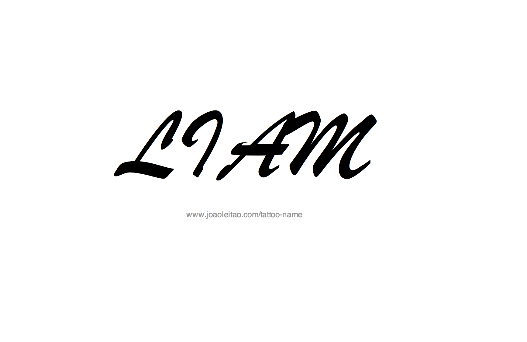 Tattoo Design Name Liam