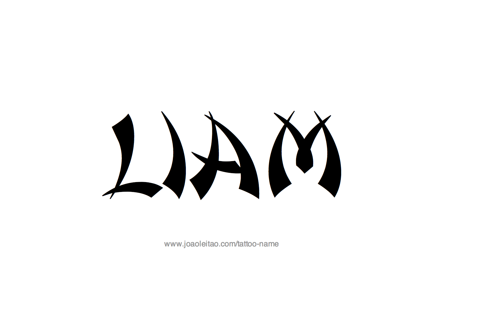 Tattoo Design Name Liam