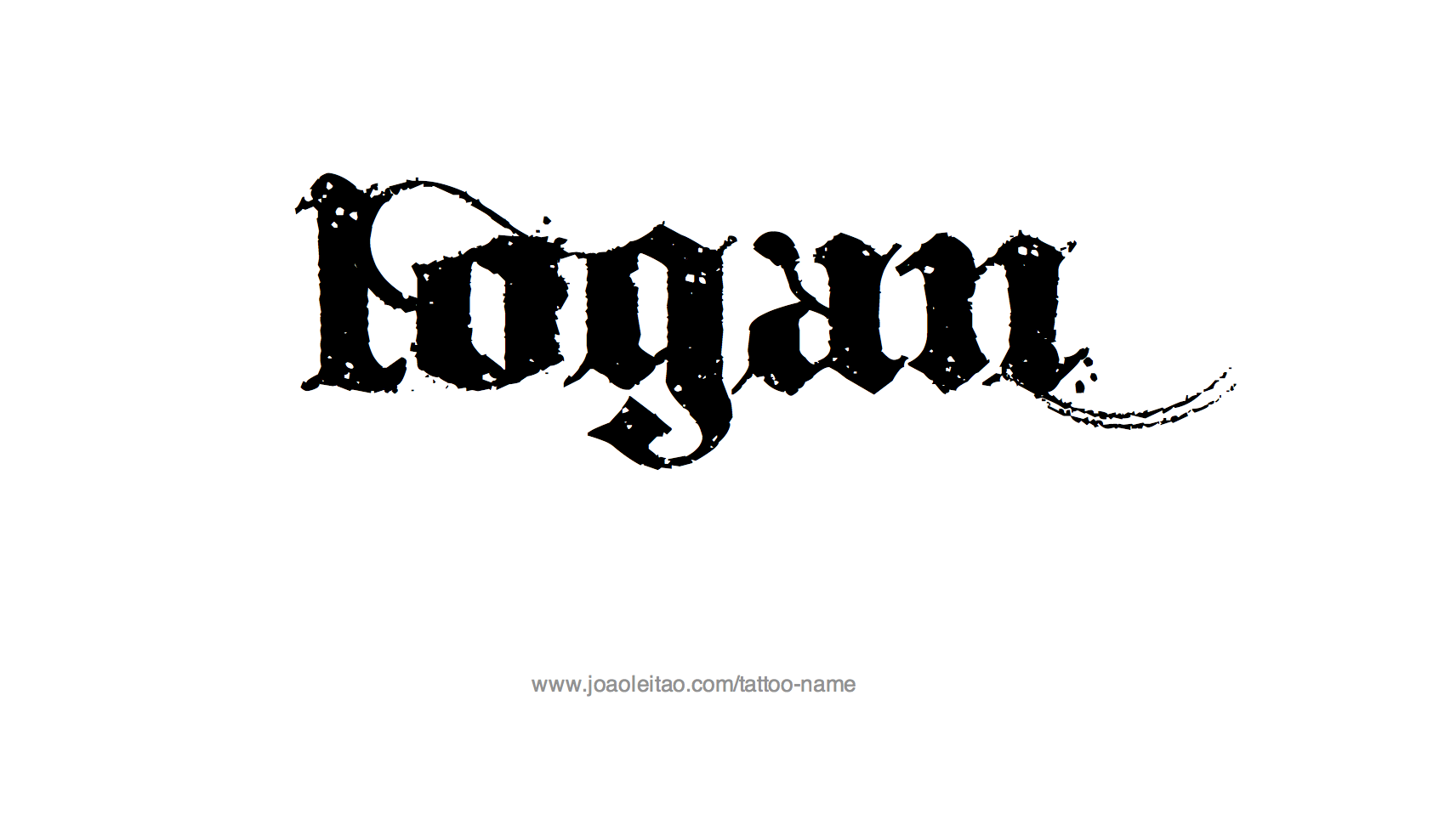 Tattoo Design Name Logan