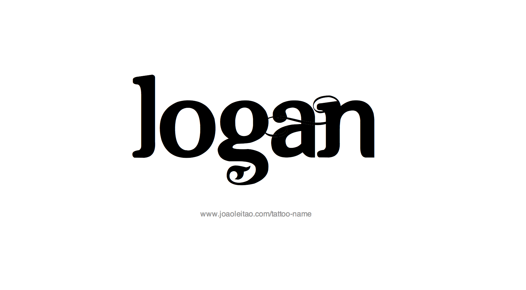 Tattoo Design Name Logan