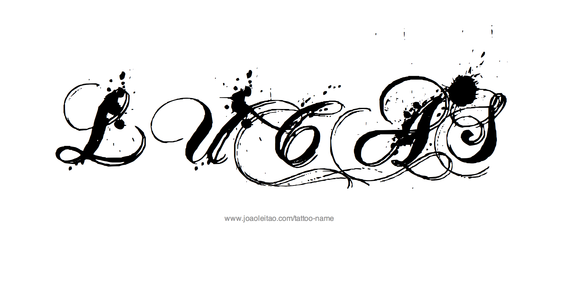 Tattoo Design Name Lucas