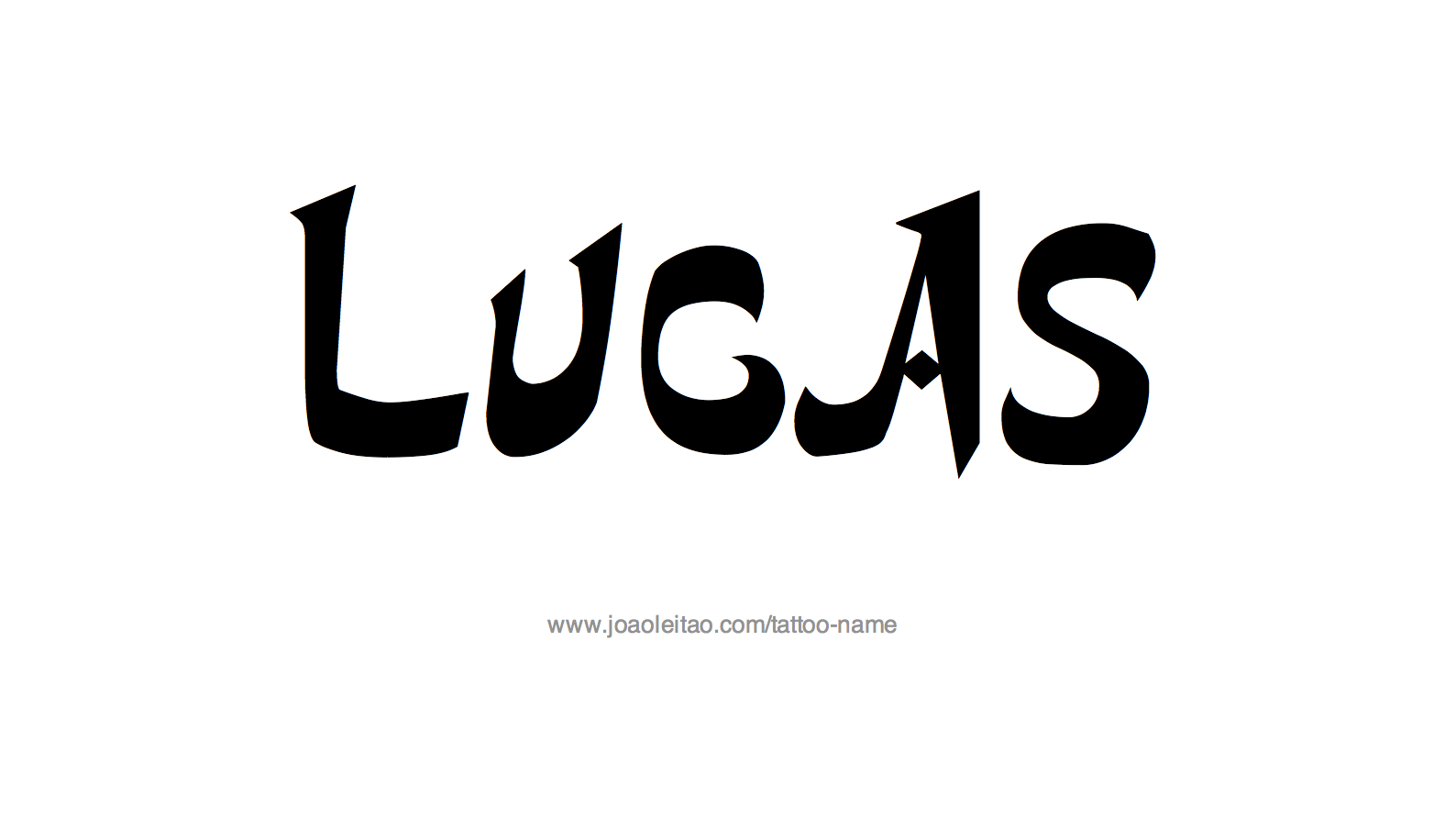 Tattoo Design Name Lucas