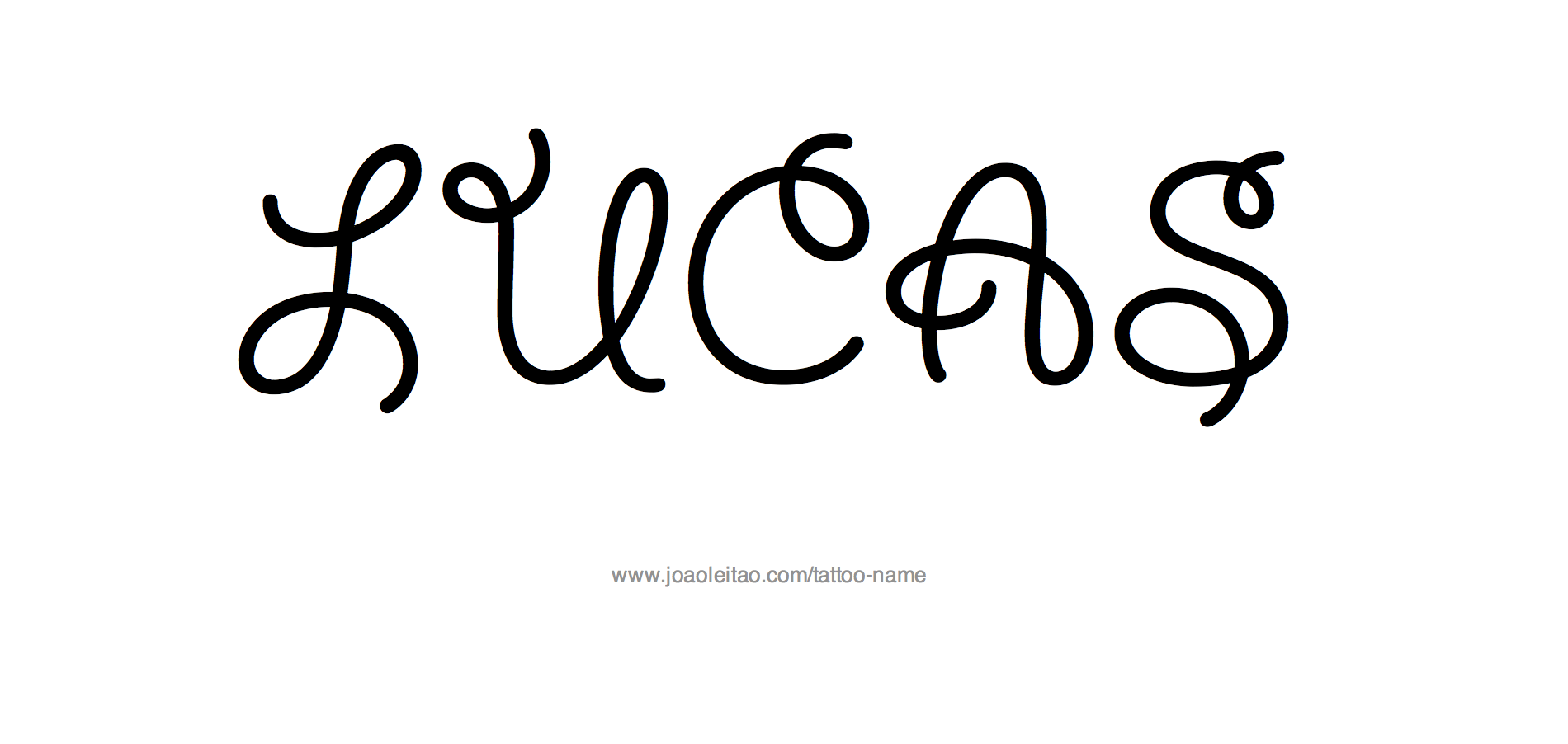 Tattoo Design Name Lucas