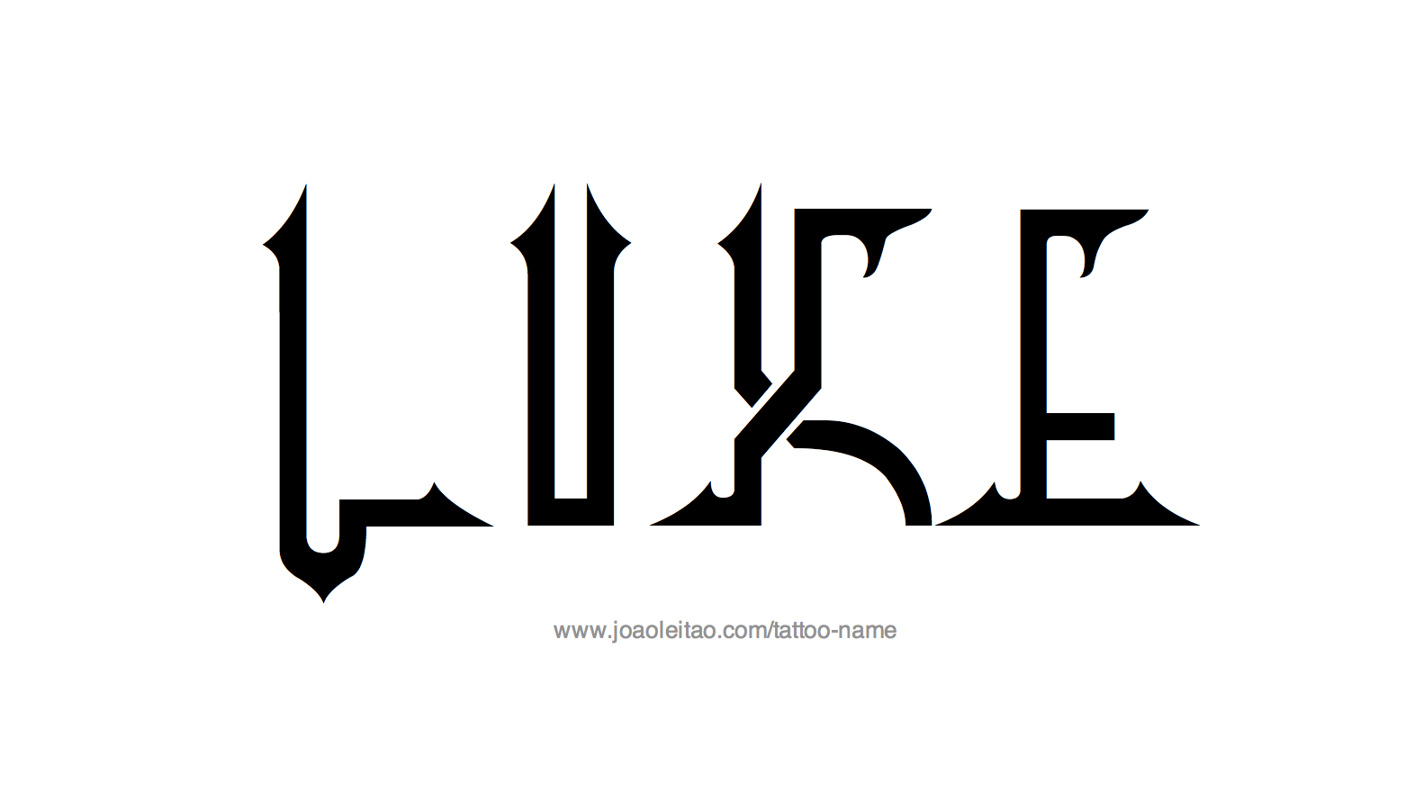 Tattoo Design Name Luke