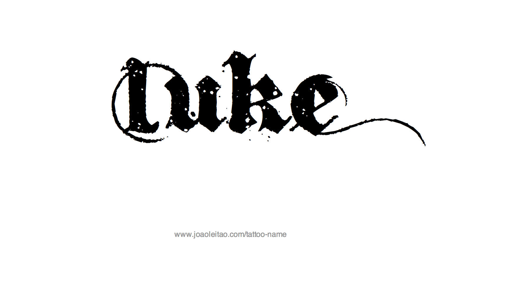 Tattoo Design Name Luke