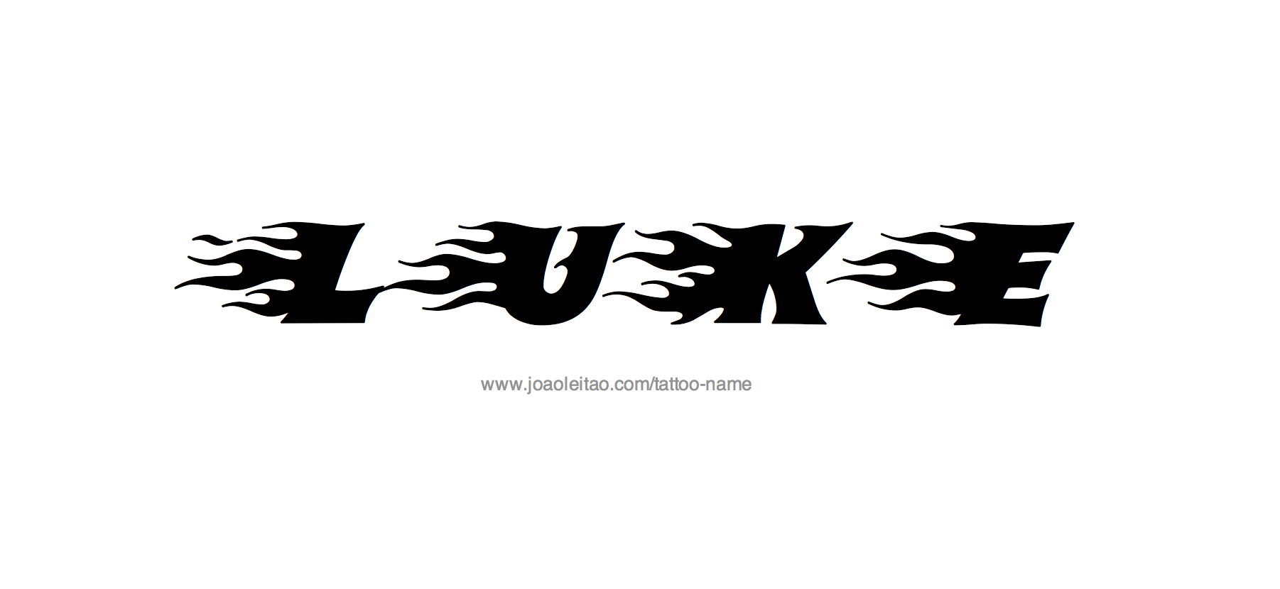 Tattoo Design Name Luke