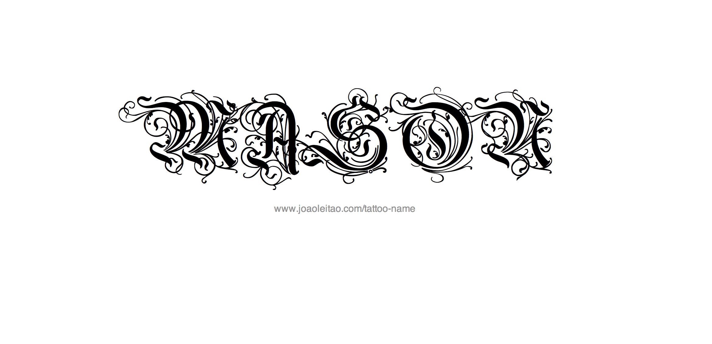 Tattoo Design Name Mason