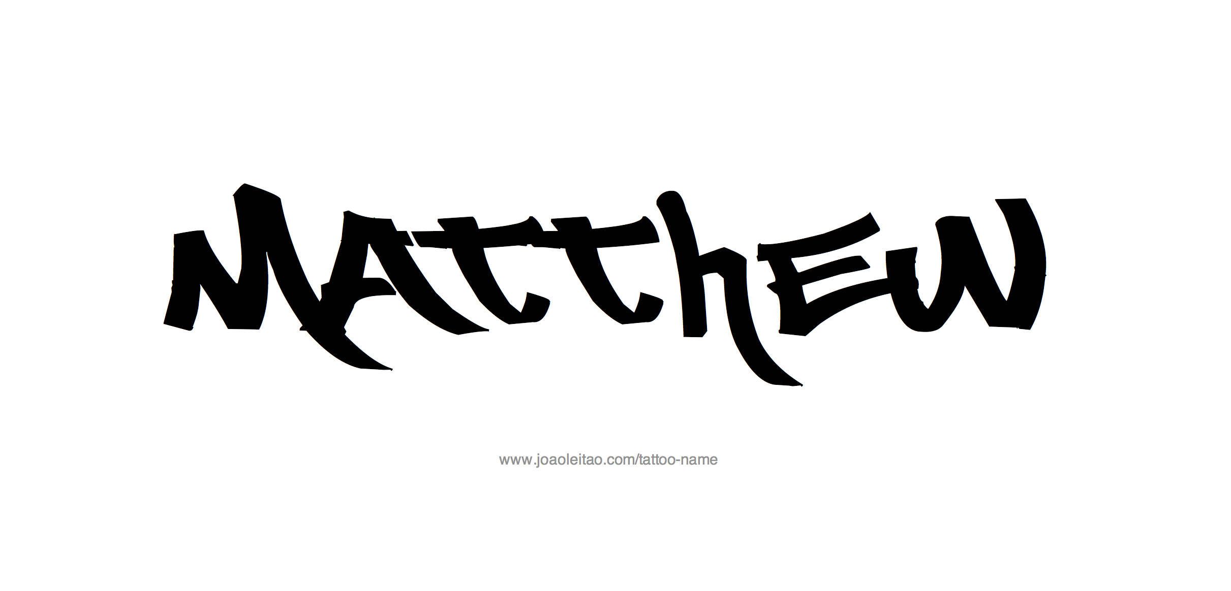 Tattoo Design Name Matthew