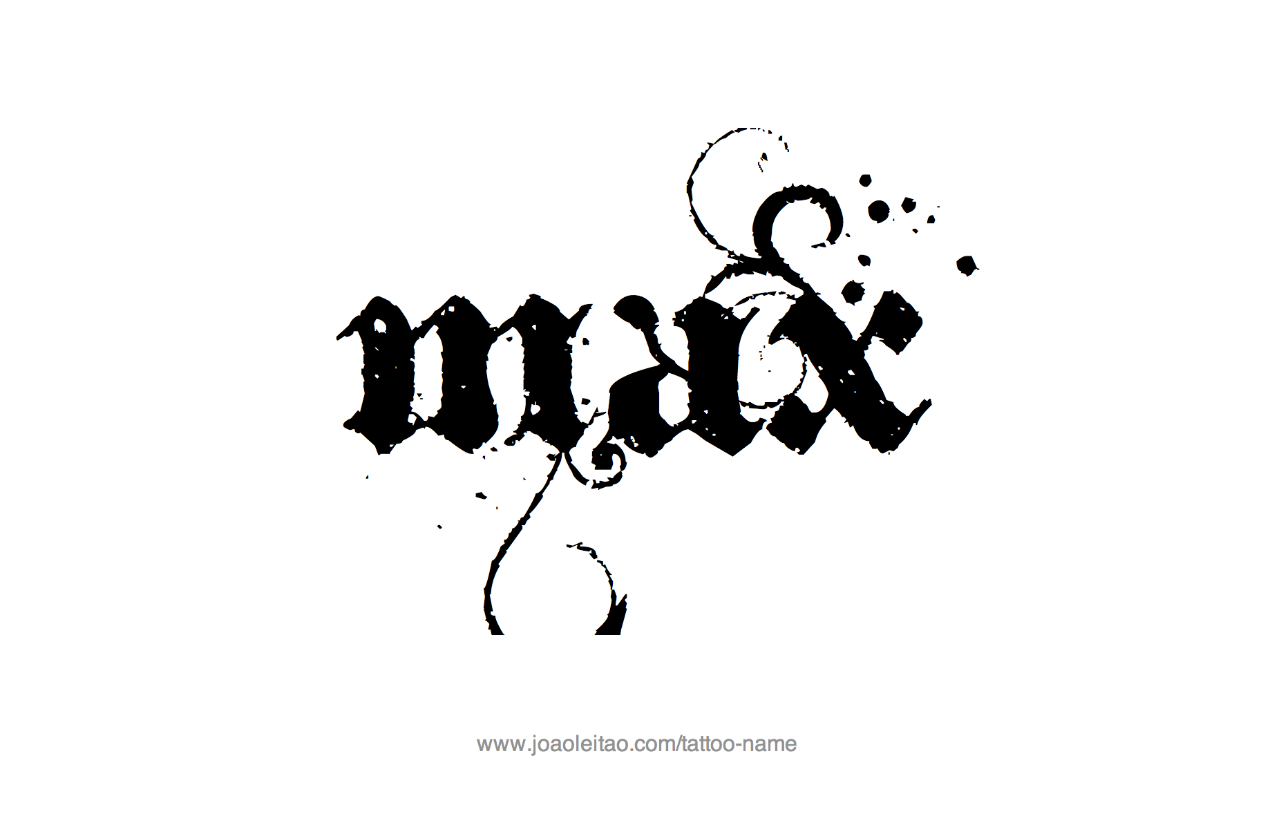 Tattoo Design Name Max