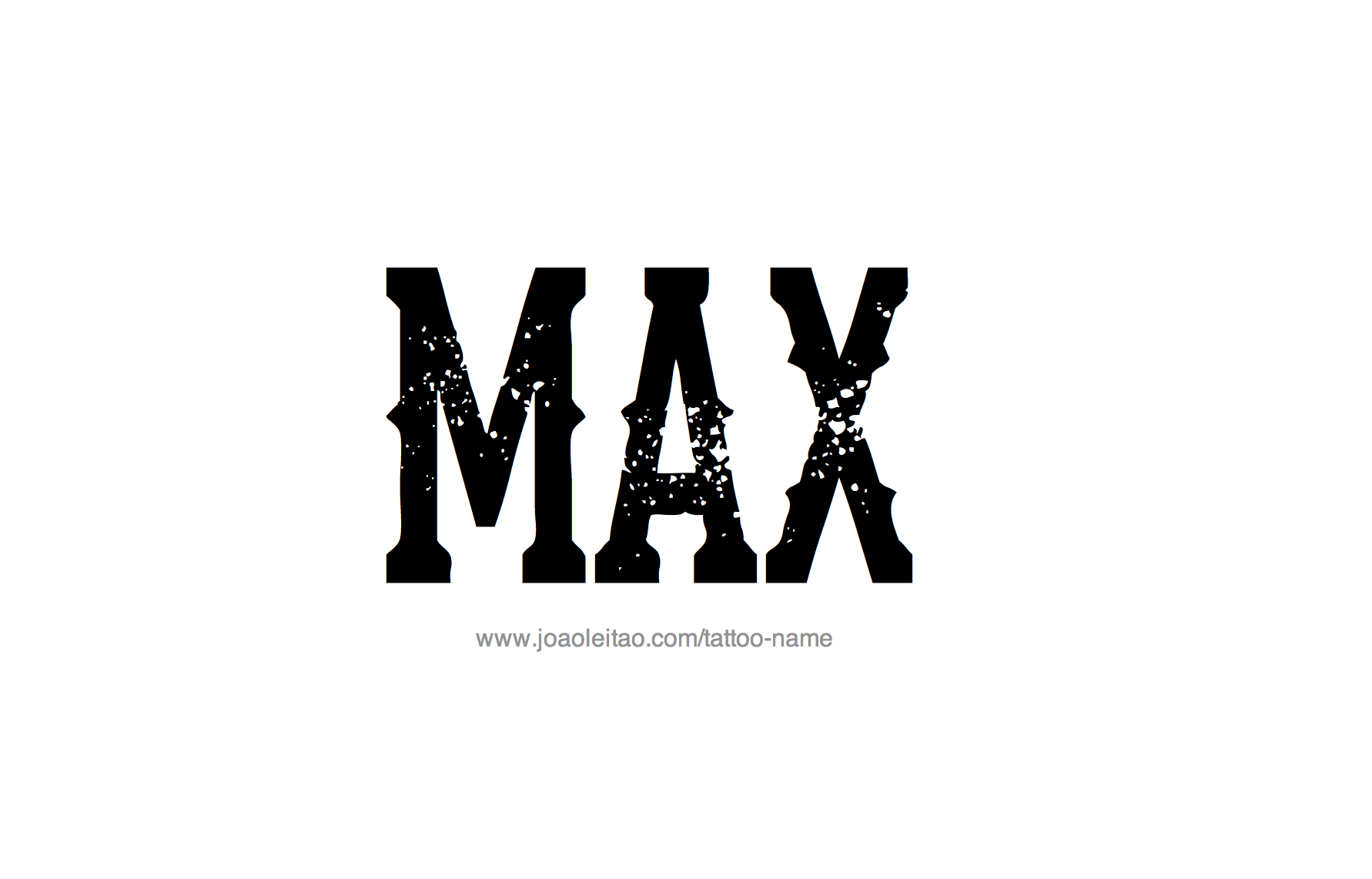 Tattoo Design Name Max