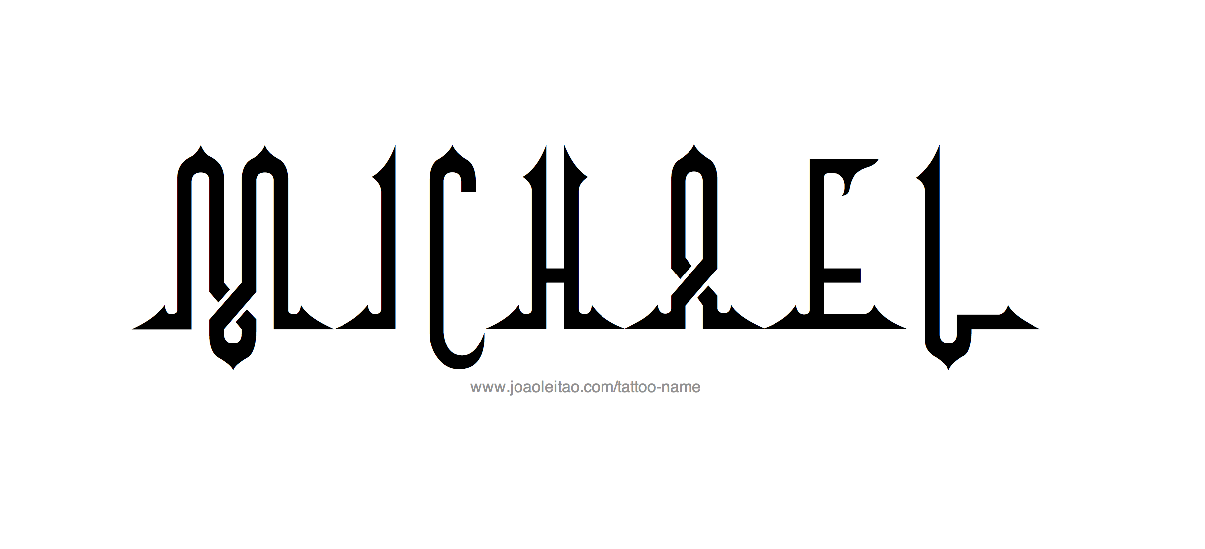 Tattoo Design Name Michael 