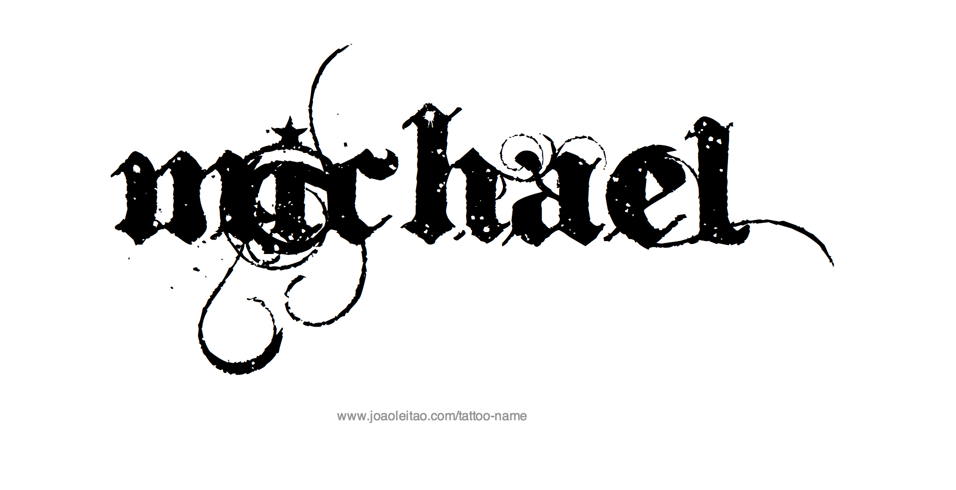 Tattoo Design Name Michael 