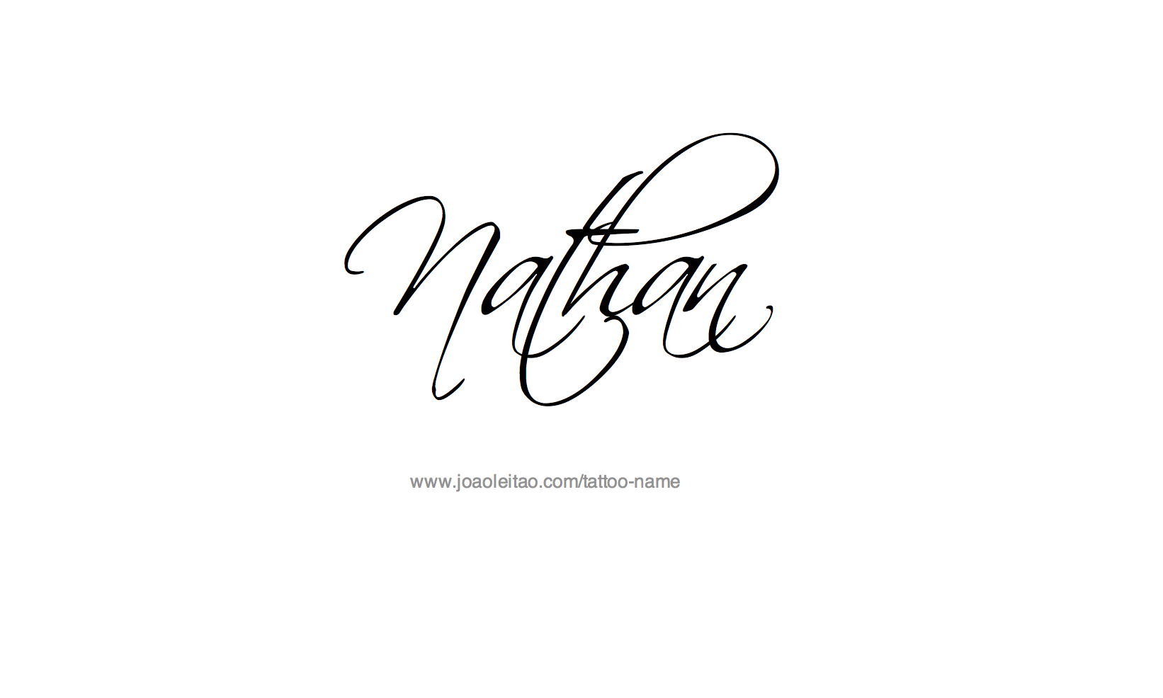 Tattoo Design Name Nathan 