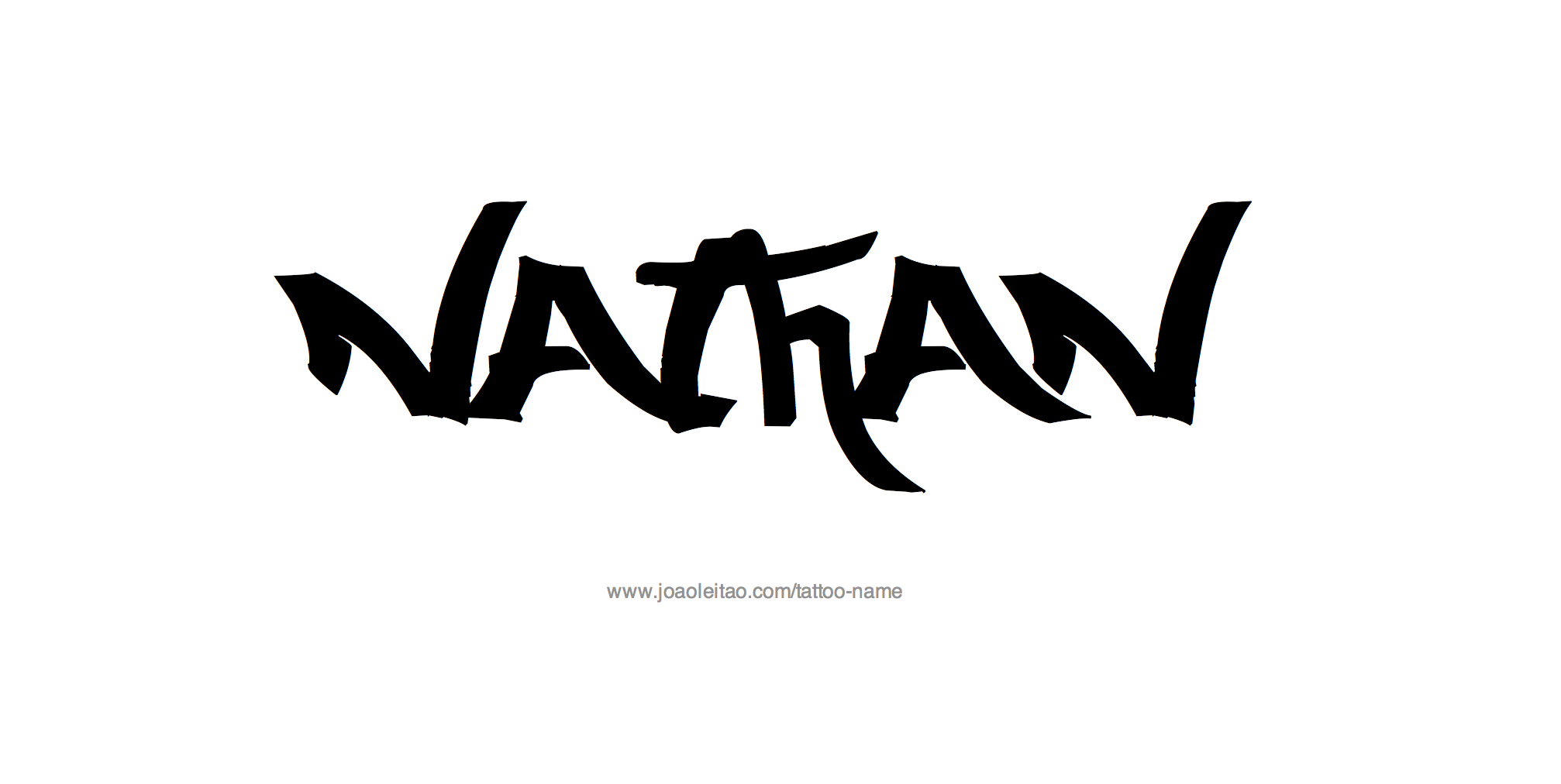 Tattoo Design Name Nathan 