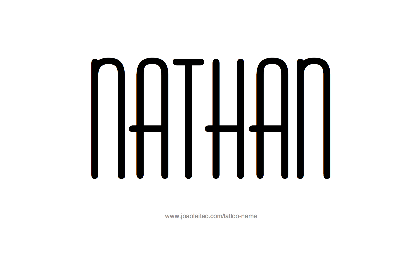 Tattoo Design Name Nathan 