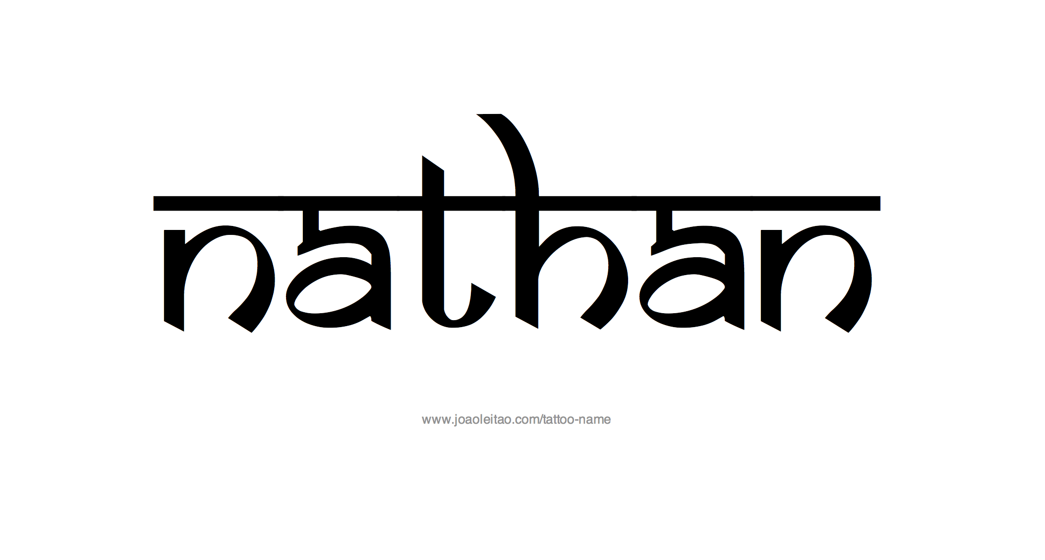 Tattoo Design Name Nathan 