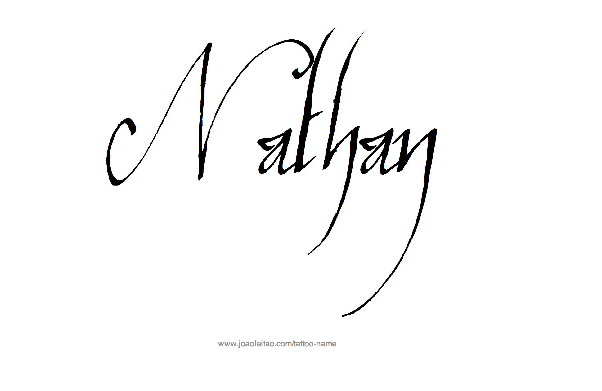 Tattoo Design Name Nathan 