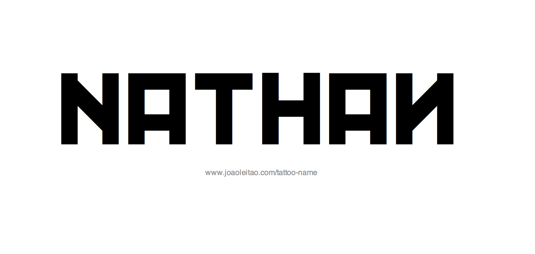 Tattoo Design Name Nathan 