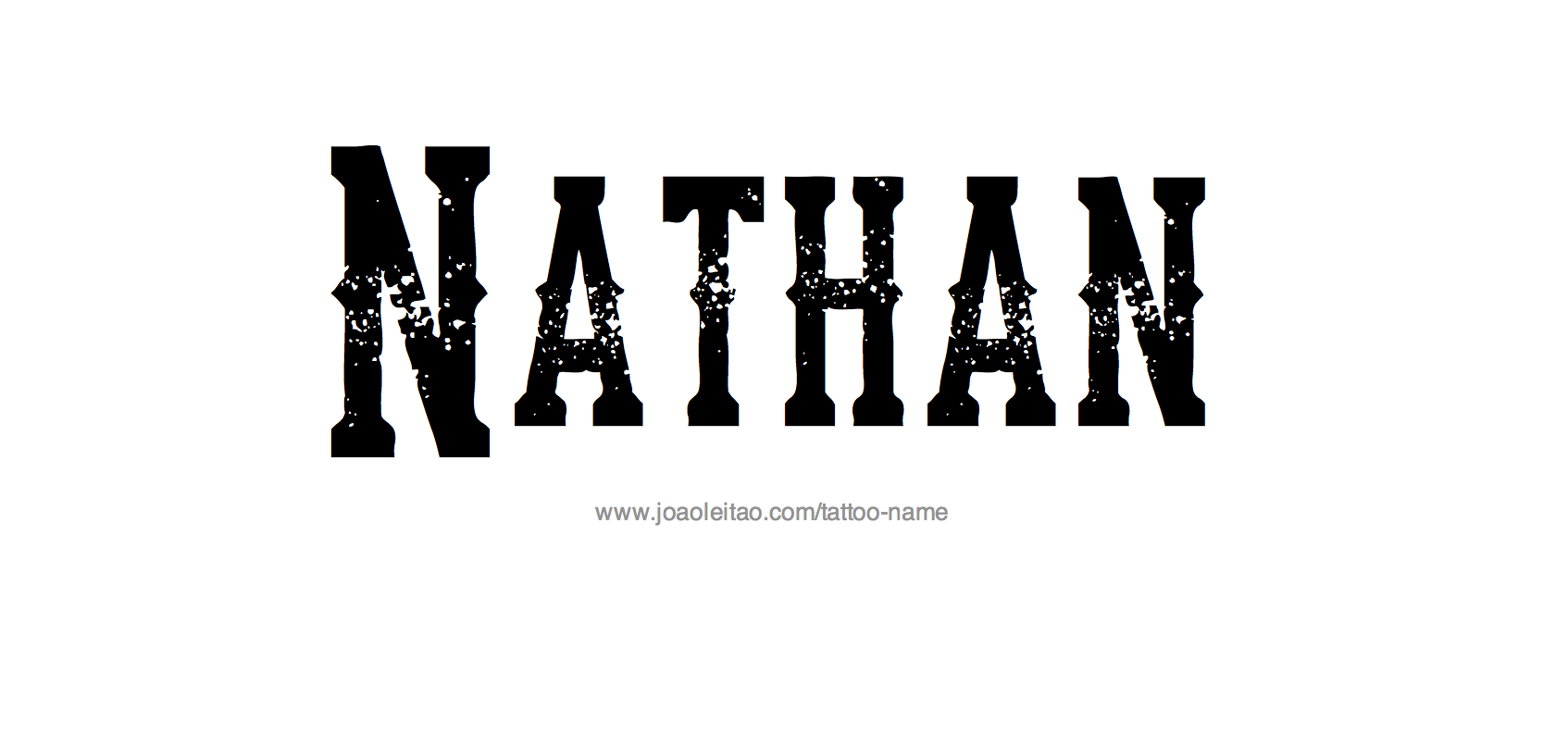 Tattoo Design Name Nathan 