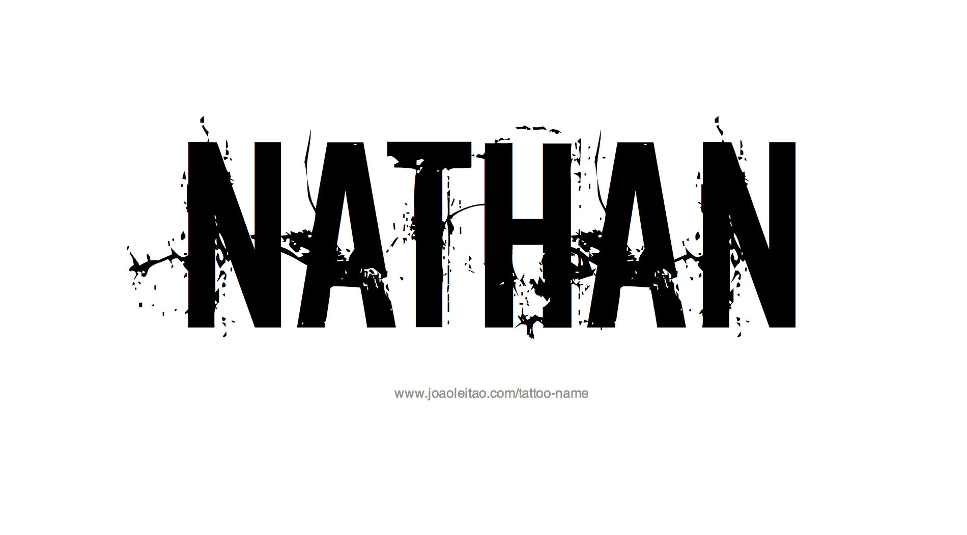 Tattoo Design Name Nathan 