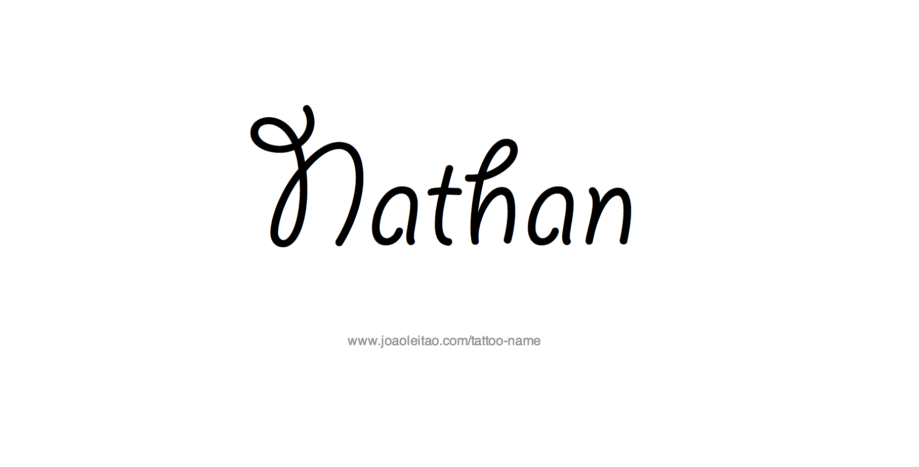 Tattoo Design Name Nathan 