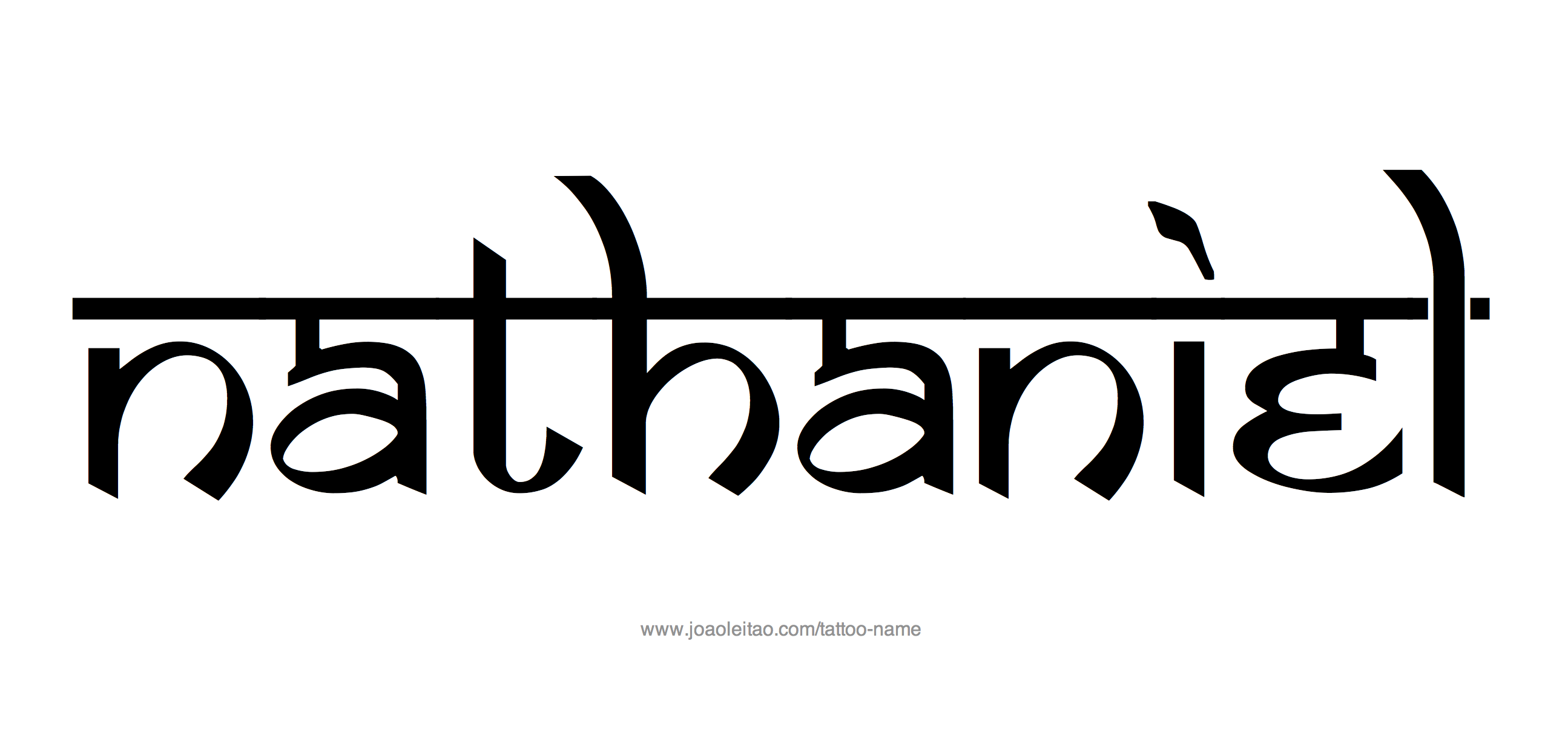 Tattoo Design Name Nathaniel 