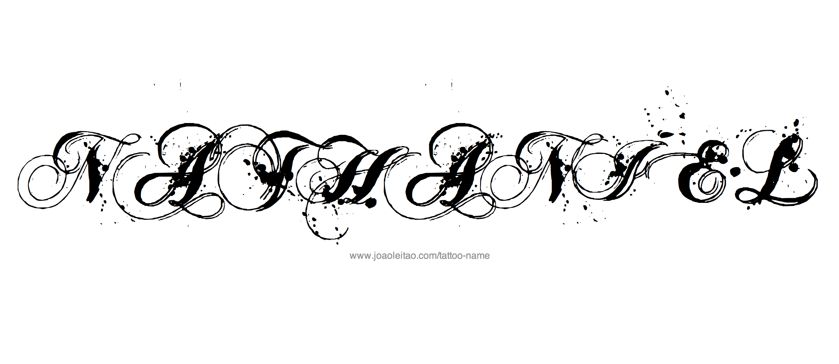 Tattoo Design Name Nathaniel 