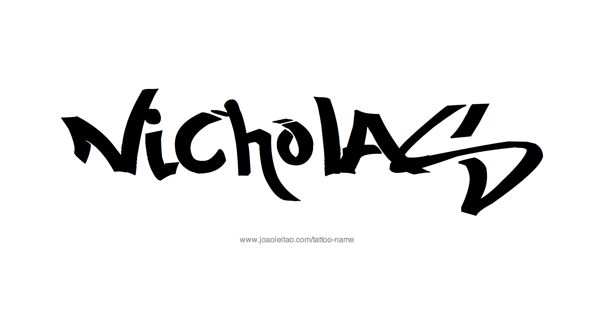 Tattoo Design Name Nicholas 