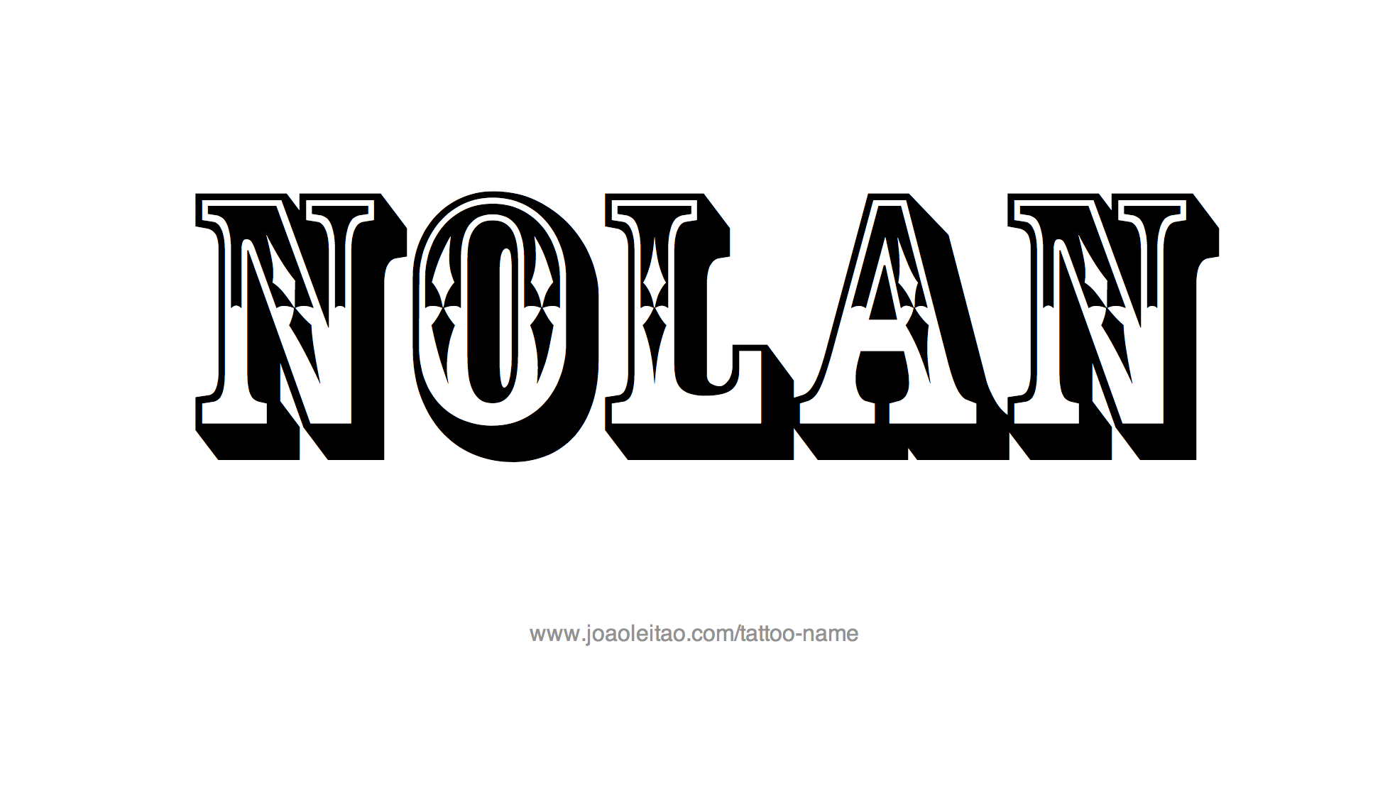 Tattoo Design Name Nolan 