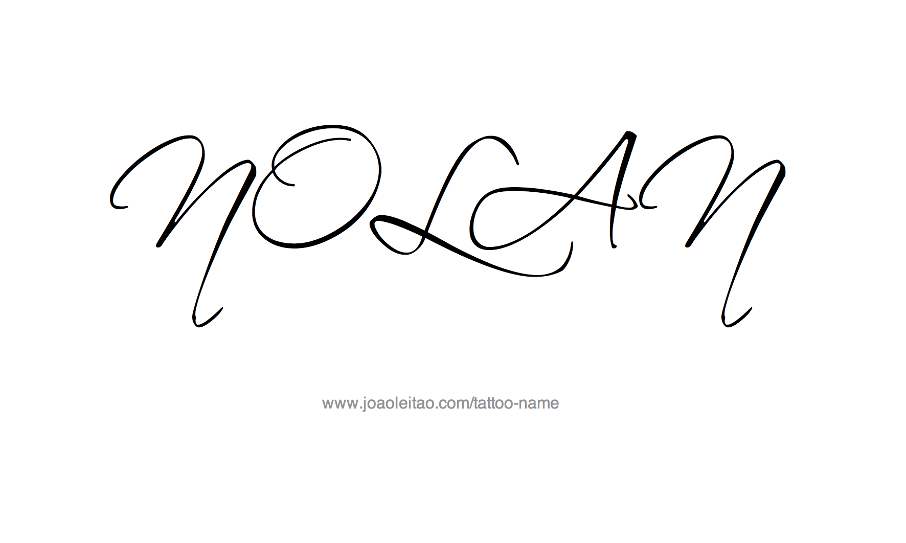 Tattoo Design Name Nolan 