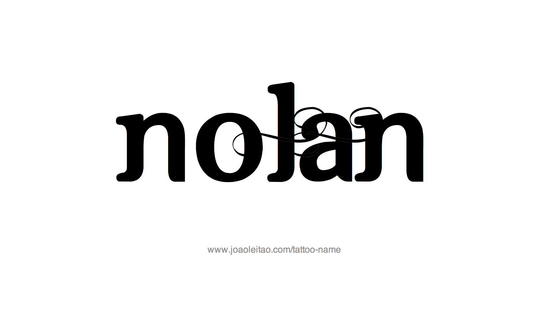 Tattoo Design Name Nolan 