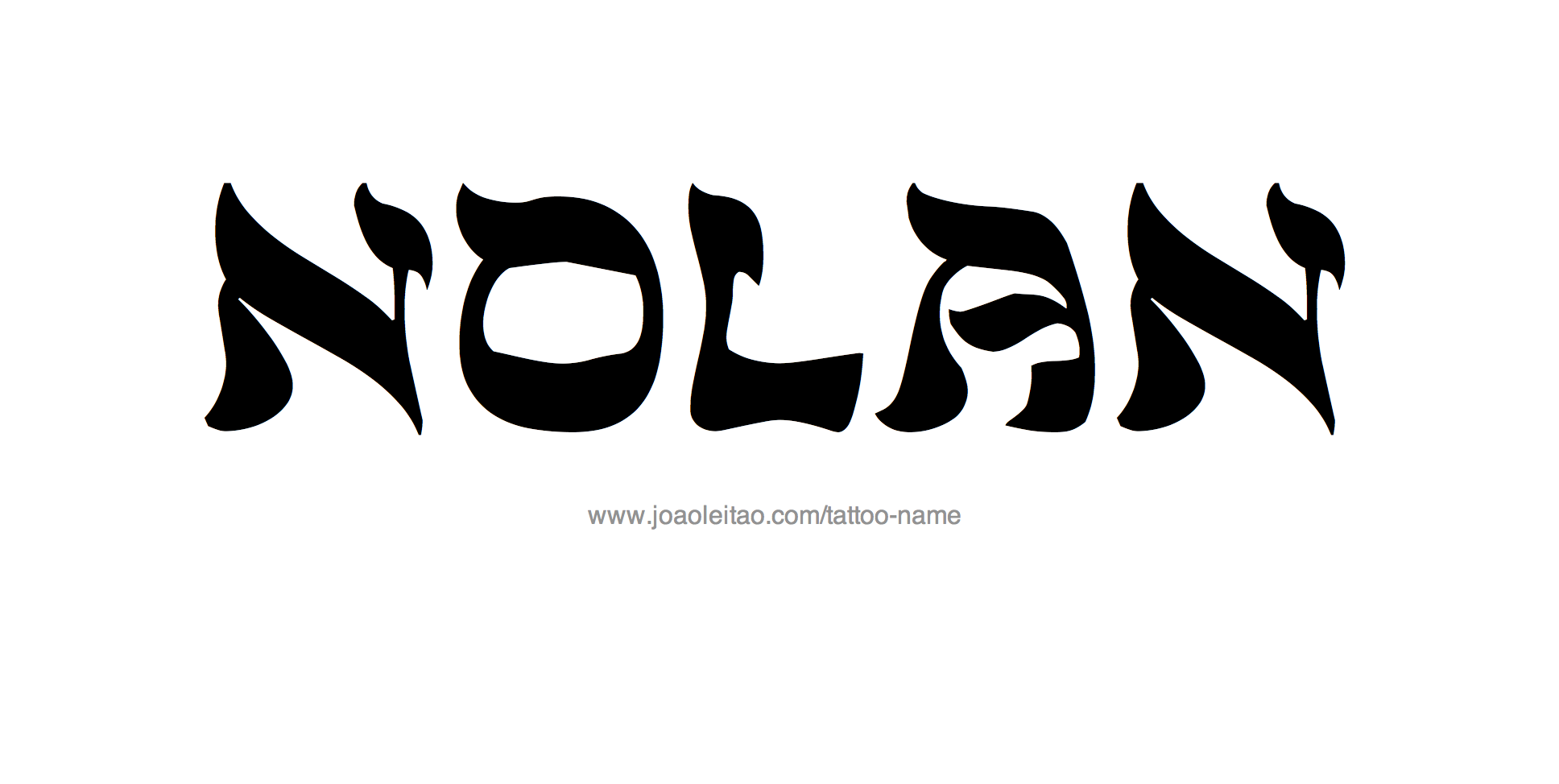 Tattoo Design Name Nolan 