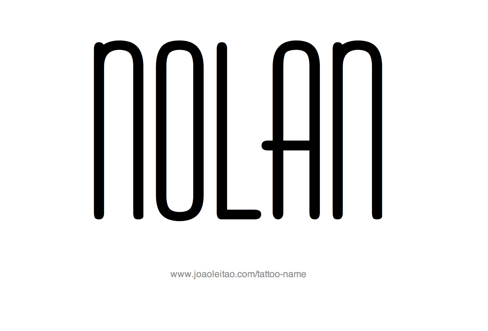 Tattoo Design Name Nolan 