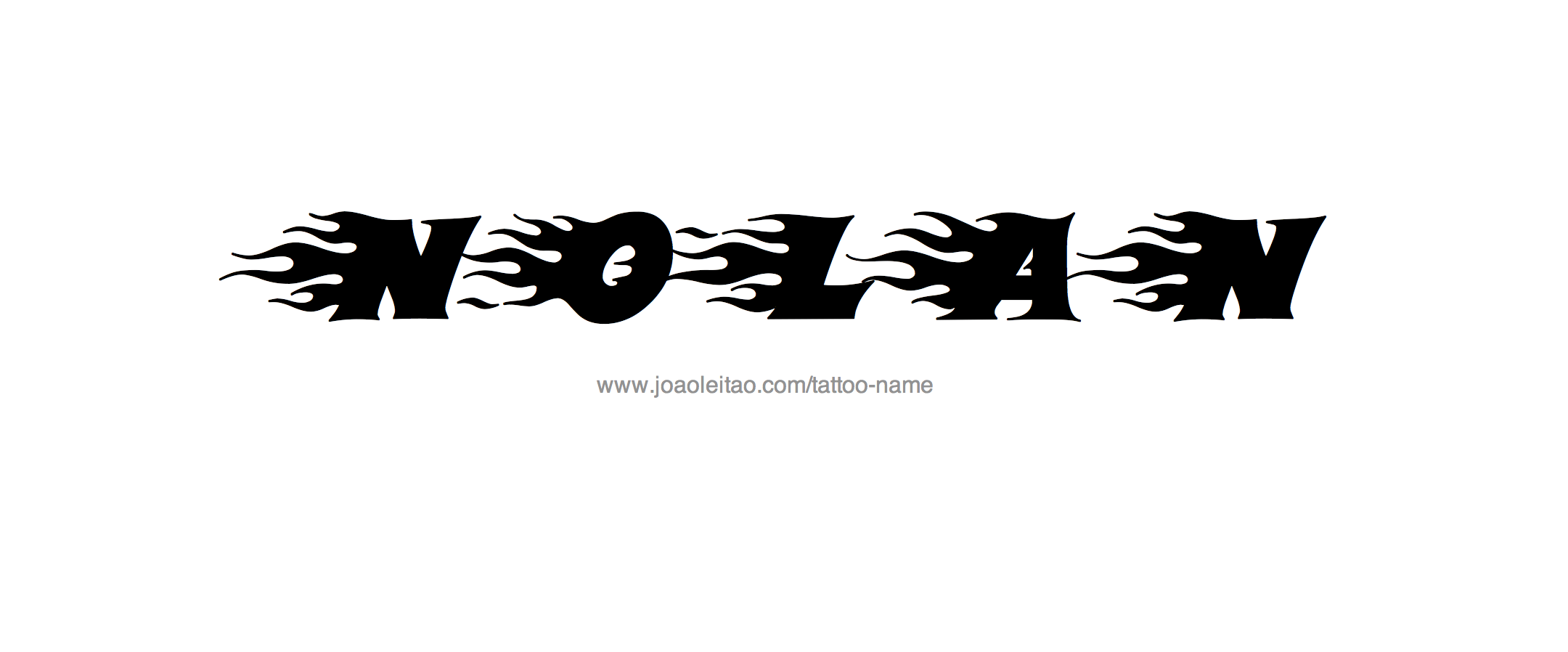 Tattoo Design Name Nolan 