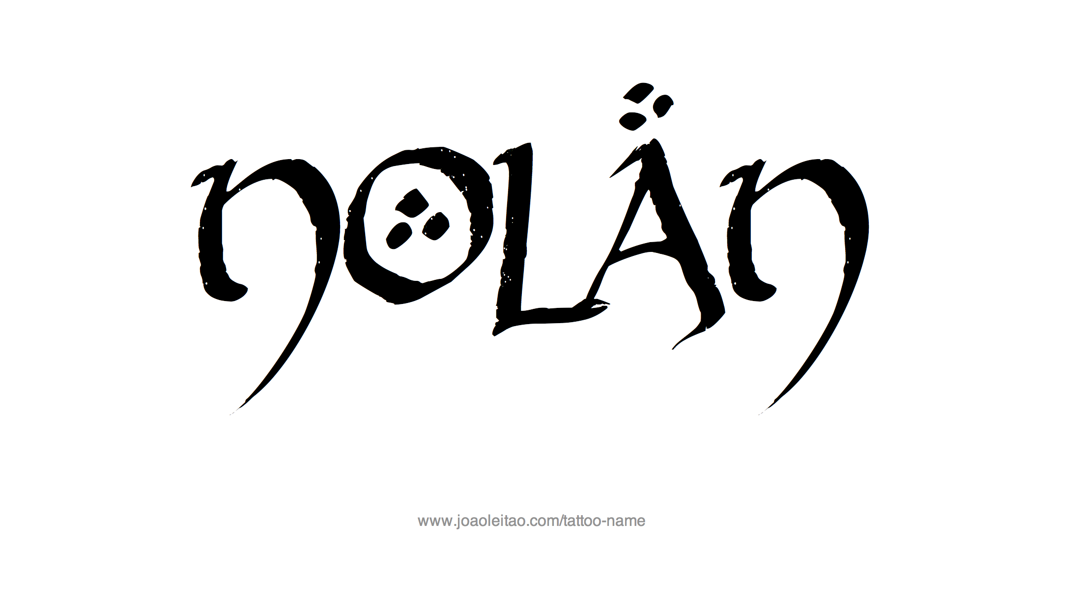 Tattoo Design Name Nolan 