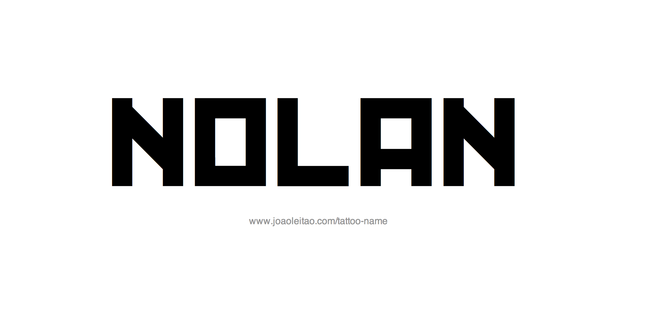 Tattoo Design Name Nolan 