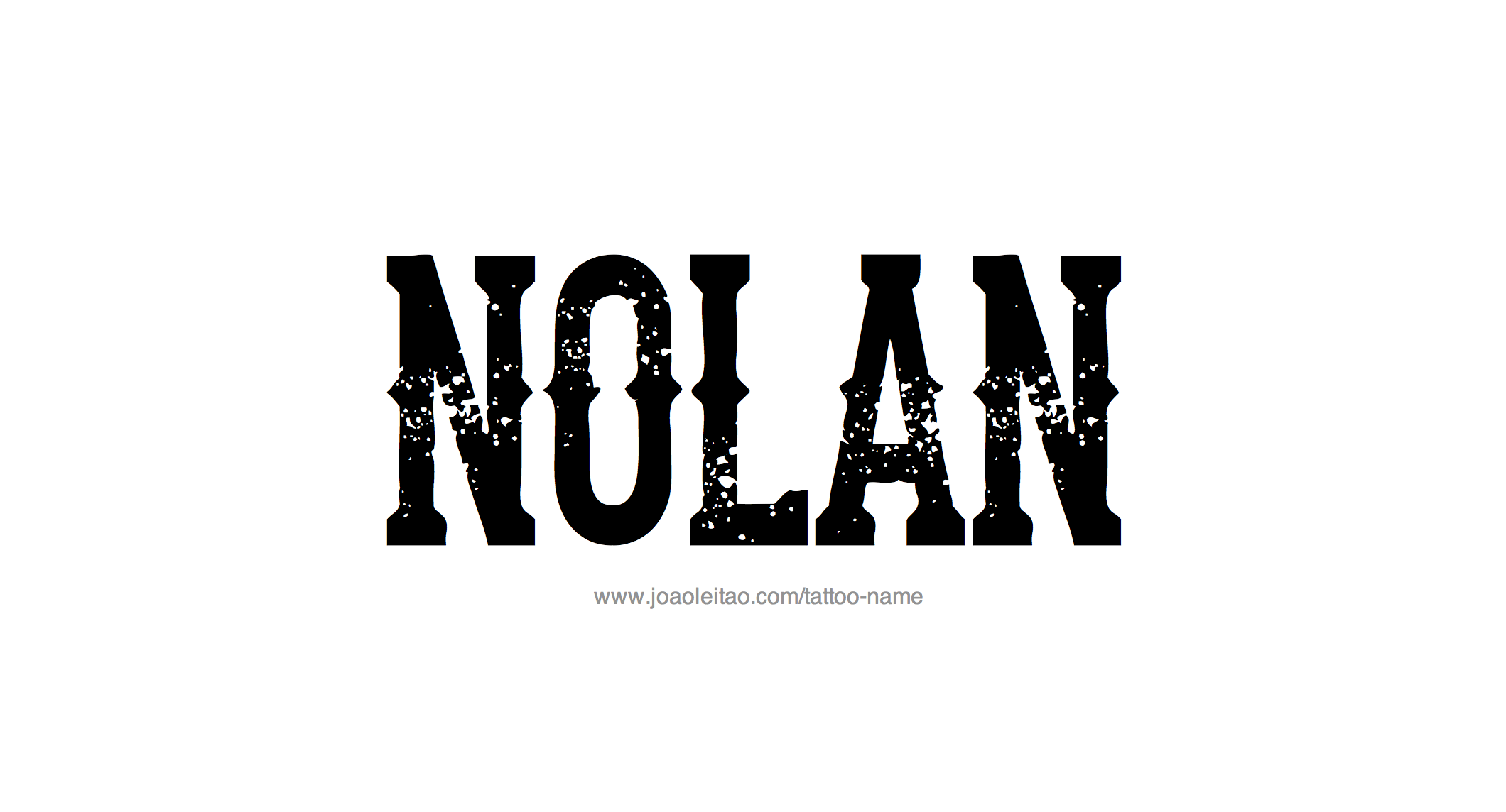 Tattoo Design Name Nolan 